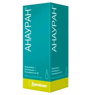 Капли от насморка и отита