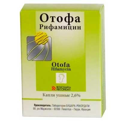 Капли от насморка и отита