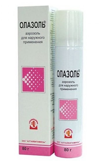 Спрей «Олазоль» для пролежней